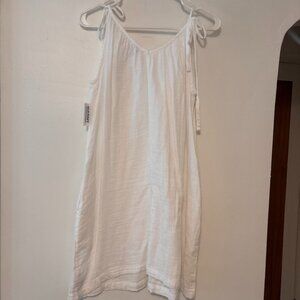 white sun dress